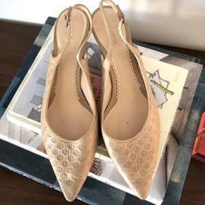 Giorgio Armani Pointed Slingbacks